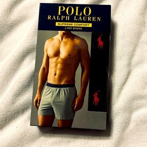 Polo ralph lauren 2 knit boxers new in box